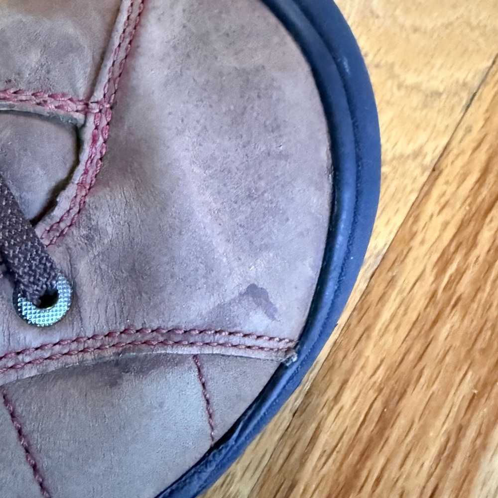Keen Brown Leather Lace-Up Shoes - Picture 9 of 12